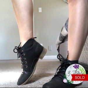 Black Steve Madden Ankle Boots